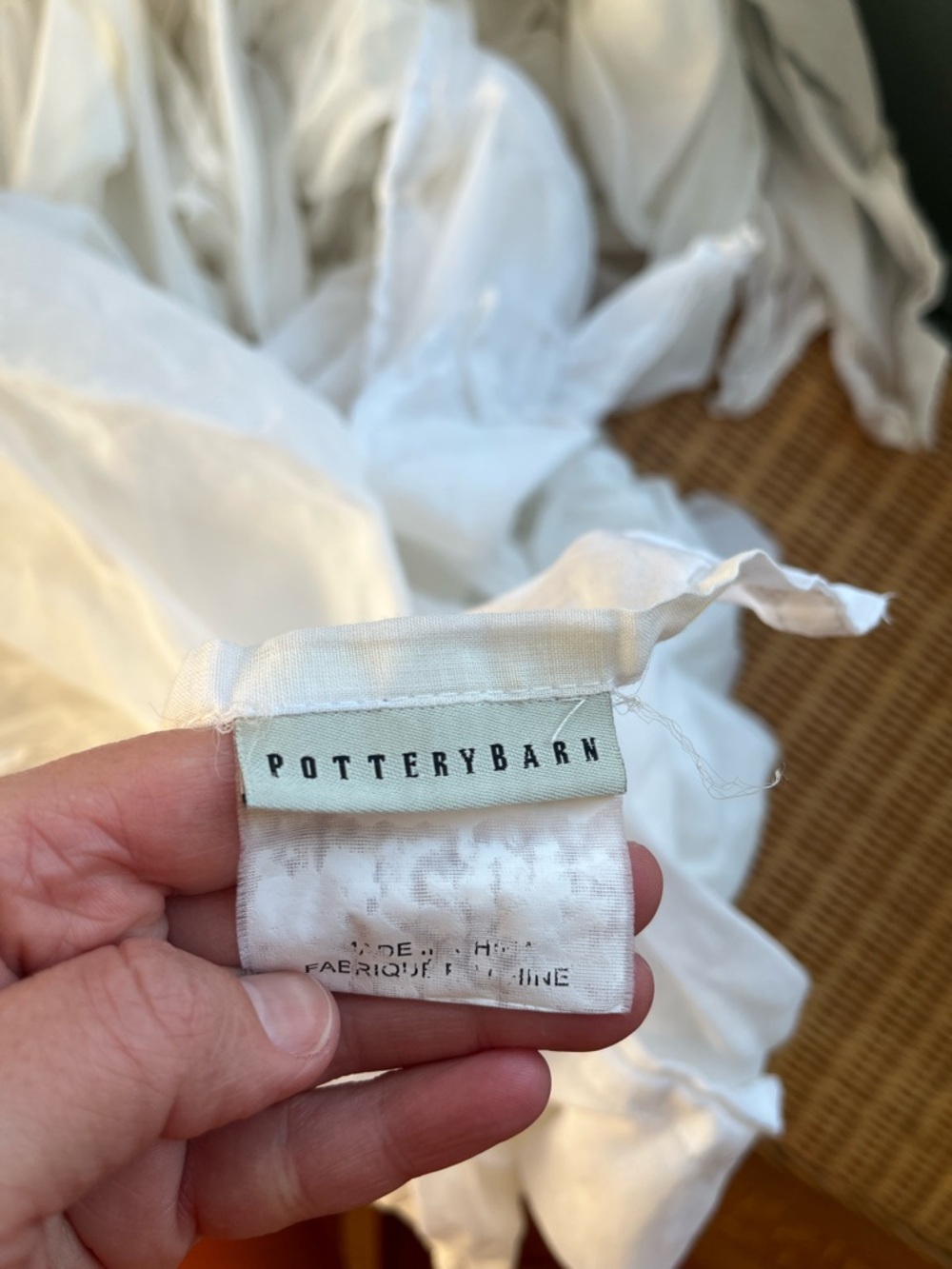 Set of 6 White Sheer Cotton Voile Curtain Panels 50 x 94” ** PLEASE READ ** - Picture 3 of 9